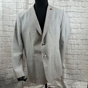 Ted Baker Men's 40R Sport Coat Pin Striped Blazer Pockets 2 Button Jacket